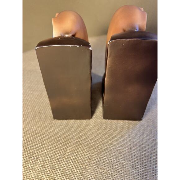 Vintage 1960's Hand Painted Owl Ceramic Bookends Made in Japan - Picture 8 of 12